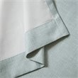 Pemberly Row Polyester Fabric Heathered Window Panel in Aqua Blue