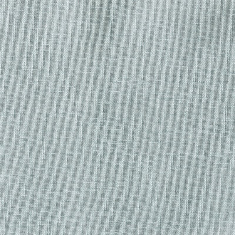 Pemberly Row Polyester Fabric Heathered Window Panel in Aqua Blue