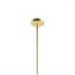 Pemberly Row Transitional Metal and Fabric Chandelier in Black/Gold