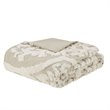 Pemberly Row Cotton Tufted Full/Queen Duvet Cover Set in Brown