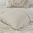 Pemberly Row Cotton Tufted King/Cal King Duvet Cover Set in Brown