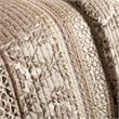 Pemberly Row 6-Piece Polyester Jacquard Coverlet Set in Brown