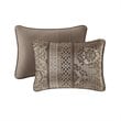 Pemberly Row 6-Piece Polyester Jacquard Coverlet Set in Brown