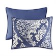 Pemberly Row 6-Piece 100 Percent Cotton Printed Coverlet Set in Blue