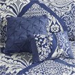 Pemberly Row 6-Piece 100 Percent Cotton Printed Coverlet Set in Blue