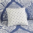 Pemberly Row 6-Piece 100 Percent Cotton Printed Coverlet Set in Blue