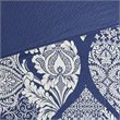 Pemberly Row 6-Piece 100 Percent Cotton Printed Coverlet Set in Blue