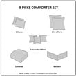 Pemberly Row 9-Piece Polyester Cotton Percale Comforter Set in Yellow