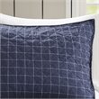 Pemberly Row Polyester Reversible Printed Coverlet Set in Green