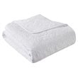 Pemberly Row 100 Percent Polyester Microfiber Oversized Quilted Throw in White