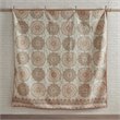 Pemberly Row Polyester Microfiber Printed Quilted Coverlet Set in Orange