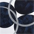 Pemberly Row 2-Piece MDF and Gel Coat Horizontal Foil Canvas in Navy