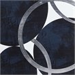 Pemberly Row 2-Piece MDF and Gel Coat Horizontal Foil Canvas in Navy