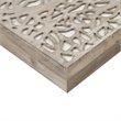 Pemberly Row Branches Carved Wood Panel Wall Decor in Natural