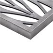 Pemberly Row Florian 2-Piece Modern Wood Wall Decor in Gray Finish