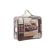 Pemberly Row Farmhouse 100 Percent Cotton Printed Quilt Mini Set in Red