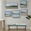Pemberly Row 5-Piece Vista Framed Embellished Canvas Galley in Multi-Color
