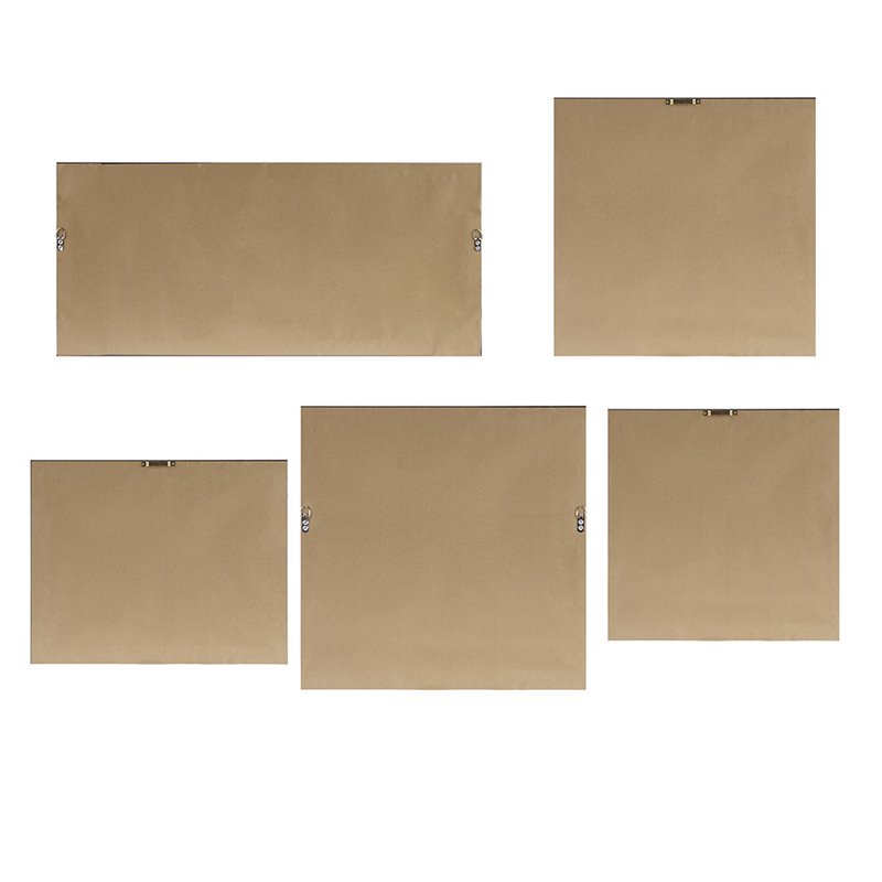 Pemberly Row 5-Piece Vista Framed Embellished Canvas Galley in Multi-Color