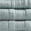Pemberly Row Contemporary 6-Piece Cotton Super Soft Towel Set in Seafoam