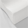 Pemberly Row Memory Foam Knee Pillow with Knit Cover in White
