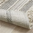 Pemberly Row Cotton and Polyester Handwoven Bath Rug in Gray