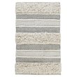 Pemberly Row Cotton and Polyester Handwoven Bath Rug in Gray