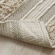Pemberly Row Cotton and Polyester Handwoven Bath Rug in Natural