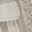 Pemberly Row Cotton and Polyester Handwoven Bath Rug in Natural