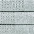 Pemberly Row Spa 6-Piece 100 Percent Cotton Towel Set in Aqua Blue