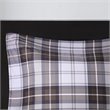 Pemberly Row Polyester Print Microfiber Comforter Mini Set in Brown