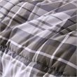Pemberly Row Polyester Print Microfiber Comforter Mini Set in Brown