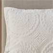 Pemberly Row Polyester Long Fur to Mink Comforter Set in Ivory