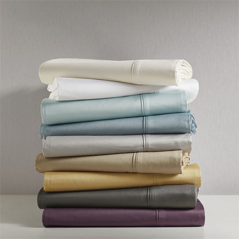 Pemberly Row 100 Percent Cotton Sheet Set in Gold