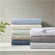 Pemberly Row Contemporary Smart Cool Microfiber Sheet Set in Ivory