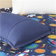 Pemberly Row Contemporary 100 Percent Polyester Printed Comforter Set in Multi