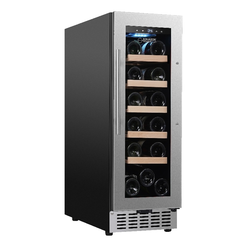 Pemberly Row 18 bottle Built-in/Freestanding Wine Ref with 7 color LED Lights