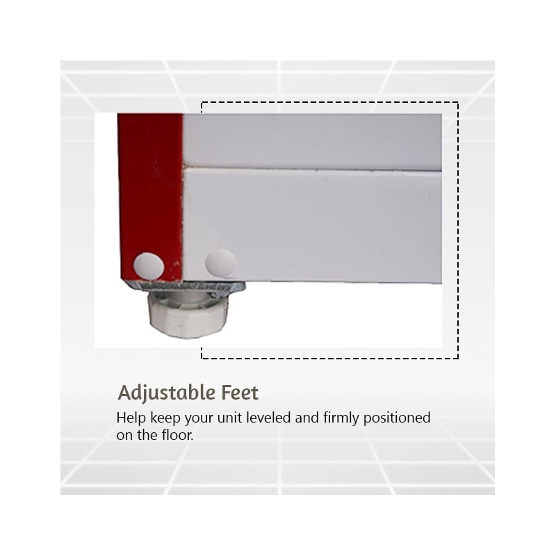 Pemberly Row 24 in. 11 cu. ft. Classic Retro Single Door Refrigerator in Red