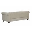Pemberly Row Sofa Loveseat Chair Linen Fabric Living room Furniture Set-Beige