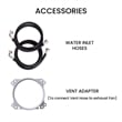 Pemberly Row Pet Compact 110V Vented/Ventless 15lbs Combo Washer Dryer 1400 RPM