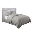 Pemberly Row Modern / Contemporary Upholstery Headboard in Gray