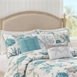 Pemberly Row 6-Piece Cotton Reversible Coverlet Set in Blue