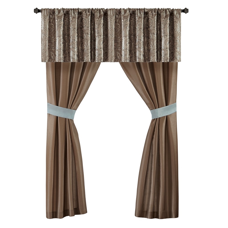 Pemberly Row Contemporary 24 Piece Bedroom Set in a Bag in Blue