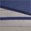 Pemberly Row Modern / Contemporary 7 Piece Comforter Set in Blue