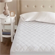 Pemberly Row Heated Microfiber Mattress Pad with 3M in White