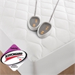 Pemberly Row Heated Microfiber Mattress Pad with 3M in White