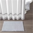 Pemberly Row Modern / Contemporary Marshmallow Bath Rug in White
