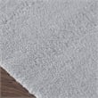 Pemberly Row Modern / Contemporary Marshmallow Bath Rug in White