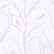 Pemberly Row Grommet Top Sheer Bird on Branches Burnout Window Curtain