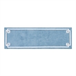 Pemberly Row Contemporary Cotton Tufted Bath Rug 24x40 in Blue