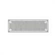 Pemberly Row Contemporary Cotton Tufted Bath Rug 24x40 in Gray